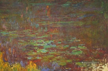 Sonnenuntergang rechte Hälfte Claude Monet Ölgemälde